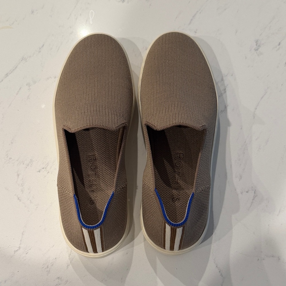 Rothy's Women’s Slip-On Sneaker in color Latte - Picture 6 of 8